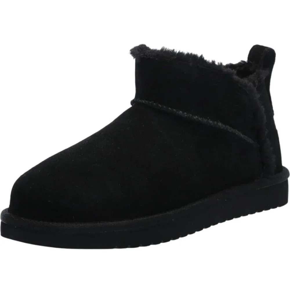 Koolaburra by UGG Kids Koola Ultra Mini Boot Black Suede Girls Size 4 Women's 6